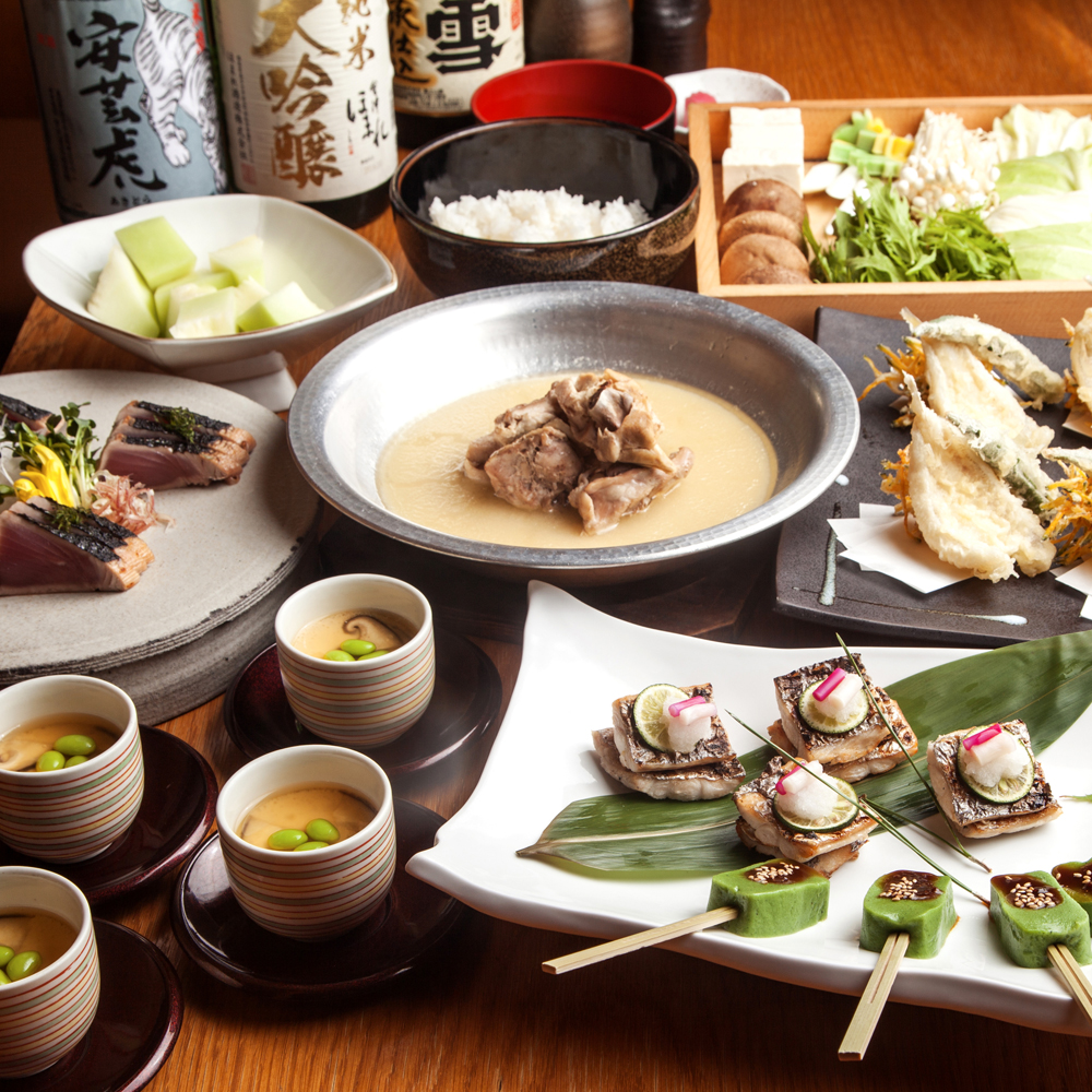 さかえや さかえや 高田馬場總本店 2時間飲み放題 水炊き鍋 とつくば鶏のさかえやコース8品 公式ネット予約 Ddホールディングス店舗総合情報サイト