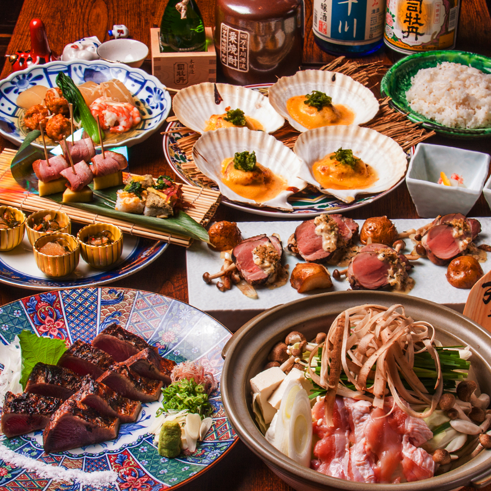 わらやき屋 わらやき屋 龍馬道場 [曜日限定] [2時間飲み放題] 黒潮コース9品｜DDホールディングス店舗総合情報サイト