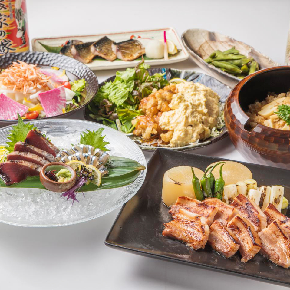 薩摩ごかもん 薩摩ごかもん 西梅田本店 Open記念コース 2h飲み放題付 5500円 4000円 税抜 2時間通常飲み放題 Open記念コース8品 公式ネット予約 Ddホールディングス店舗総合情報サイト