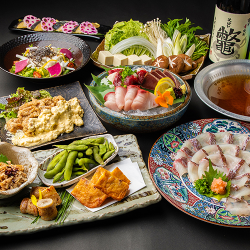 薩摩ごかもん 薩摩ごかもん 西梅田本店 各コース１０００円ｏｆｆ 2時間西梅田飲み放題 旬の味覚 ごかもんコース9品 公式ネット予約 Ddホールディングス店舗総合情報サイト