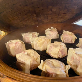 「名物 湯葉シュウマイ」