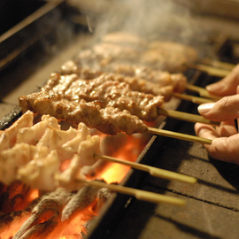 美味しさを閉じ込める炭火焼き