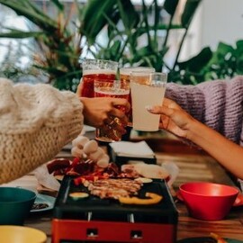 テラス席手ぶらBBQ・ディナー向け・単品飲み放題等コース