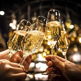 泡で乾杯！飲み放題付きパーティコース