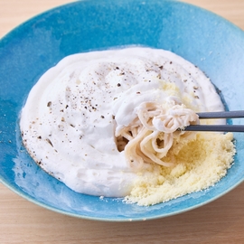 白いクリームうどん ［ 明太子/カレー ］