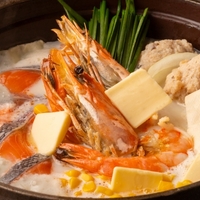 【北海道】サーモンと海老の濃厚バター味噌鍋